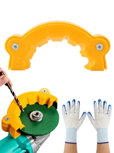 Drill Bit Sharpener, Drill Bit Grinding Attachment, Multi-Specification Drill Bit Grinding, Portable Drill Bit Sharpener, Angle Grinder Drill Bit Sharpener for All Bits