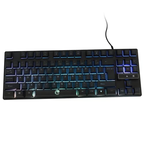 Clavier ordinateur de bureau mécanique Veemoon avec touches rétroéclairées haute précision