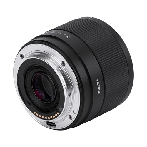 VILTROX AF 25mm F1.7 E Lens for Sony E Mount APS-C Cameras, STM Autofocus Wide-Angle Prime Lens with Large Aperture for ZV-E10 A6400 A6600 FX30 A6100 A7C A7CII A7CR, Lightweight and Compact - Image 7