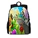 Sac à dos en nylon avec motif de jeu, imprimé en 3D, sac d'école, sac à dos de loisirs, grande capacité, sac à dos en nylon (4,16 pouces (école primaire)