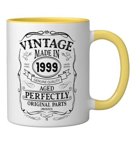 Taza de cerámica retro para hombre cumpleaños 1999 11 oz miniatura 2