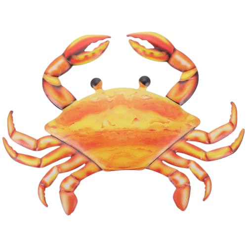Image of jojofuny Creative Wall Pendant Iron Orange Decorative Piece for Room