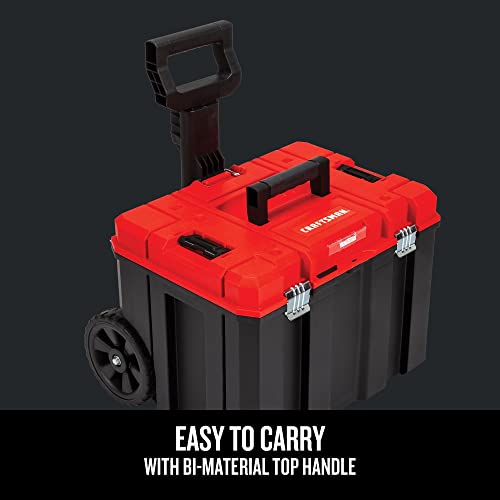 Craftsman Versastack 29-In. Rollingtool Box With Wheels, Red, Plastic, Lockable (Cmst17835) #TOP6