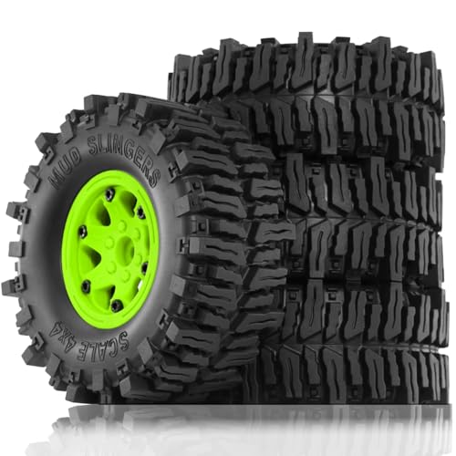 Pneus RC Crawler 130mm pour Rouler en Forêt et Franchir les Rochers en Capra ou TRX4