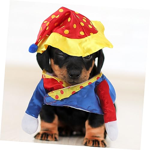 Disfraz de payaso para perro 2XL Happyyami miniatura 4