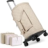 Kleidersäcke zum Rollen für Reisen – Handgepäck, wandelbare Kleidertaschen mit Rollen für Männer und Frauen, 4-in-1, große Reisetasche mit Schuhfach, zum Aufhängen, für Anzug, Kleid, Wochenendtasche