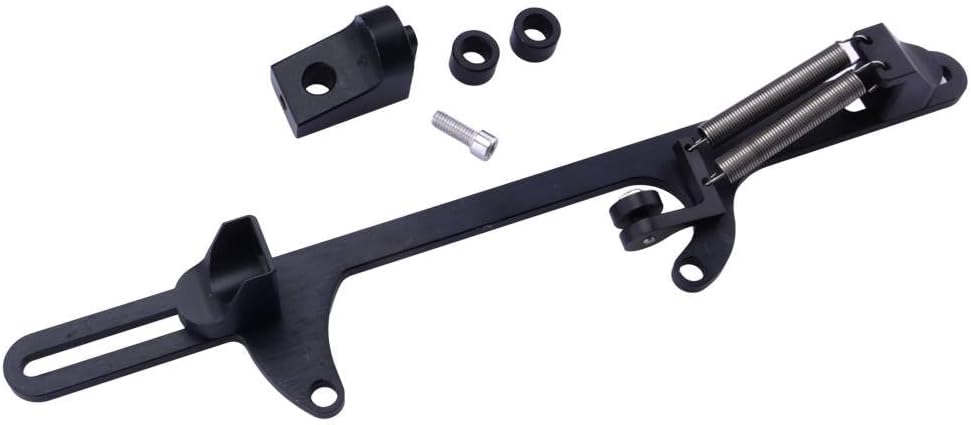 beler Black Carburetor Carb Throttle Cable Bracket Fit for Holley 4500 Dominator Carburetor