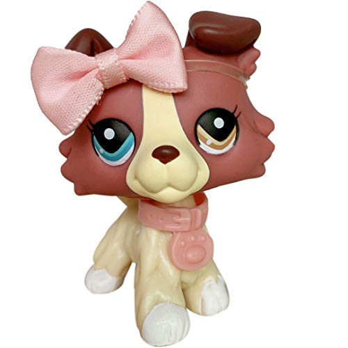 LovePets lps lps Collie 1262, Red and Tan Body lps Collie with Two Different Eyes with lps Accessories Kids Gift