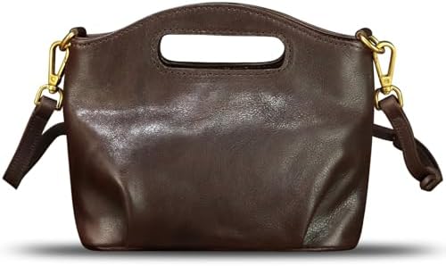 Genuine Leather Small Purse for Women Crossbody Shoulder Bag Retr...