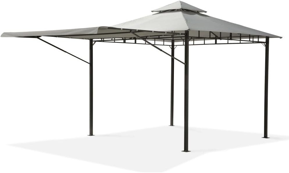 3m X 3m Extending Provence Gazebo Awning Marquee Heavy Duty Garden With 3m-x-3m-extending-provence-gazebo-awning-marquee-heavy-duty-garden-with