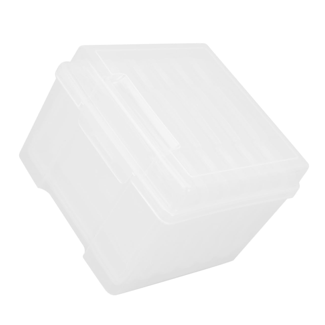 HOMSFOU Box Photo Storage Box Photos Storage Container Craft Storage Containers Photo Case Cards Organizer Photos Carry Case Photo Organizers Photo Organizer Cases Postcards Case Plastic