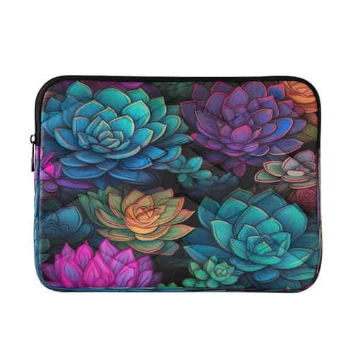 Funda para portátil de 13-14 pulgadas impermeable con diseño colorido