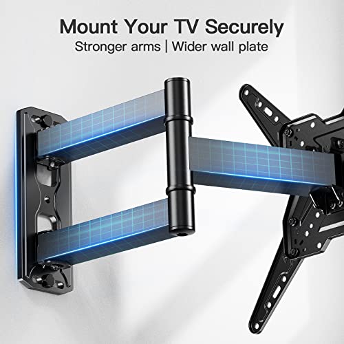 Pipishell Tv Wall Mount For Most 26-60 Inch Tvs, Full Motion Tv Mount With Swivel, Tilt, Extension, Single Stud Articulating Tv Wall Mount Bracket, Holds Up To 77 Lbs, Max Vesa 400X400Mm, Pimf11 #TOP1