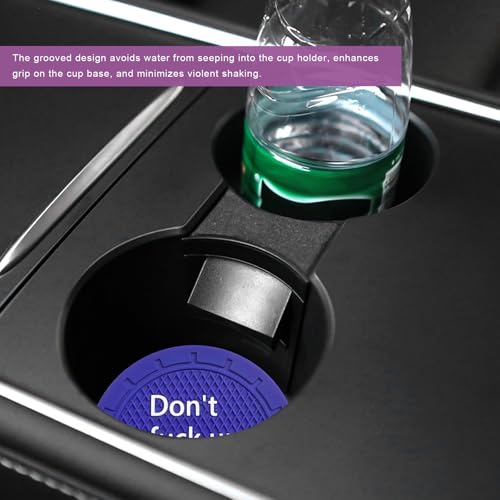 Portavasos 2 PZS 2.8 pulg Antideslizante para Auto miniatura 4