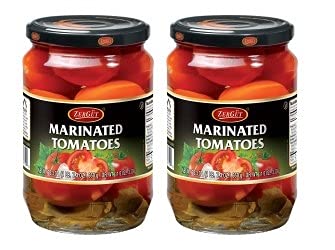 Marinated Tomatoes Kosher 2 Glass Jars 24 OZ/680 g