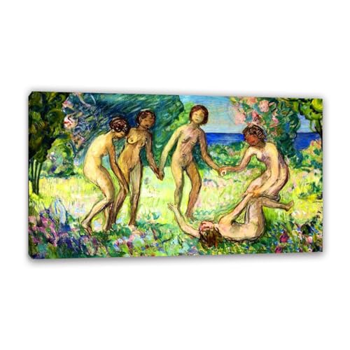 Impression giclée moderne abstraite La danse grand tableau salon 60x100
