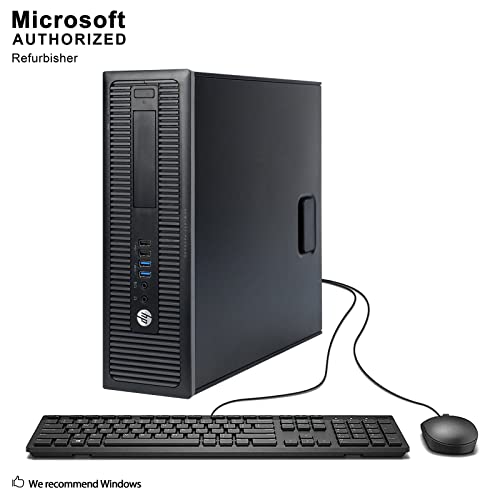 Hp Prodesk 600 G2 Small Form Factor Pc, Intel Quad Core I5-6500 Up To 3.6Ghz, 16G Ddr4, 512G Ssd, 4K Support, Vga, Dp, Win 10 Pro 64-Multi-Language Support English/Spanish/French(Renewed) #TOP2