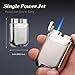 Windproof Butane Lighter Torch Lighter Butane refillable Windproof Adjustable Flame Suitable for Candles Barbecue Fireplace(Multi-Colored)
