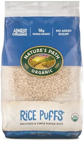 Nature's Path Organic Rice Puffs Cereal, 6 oz (Pack of 1), Earth Friendly Packaging