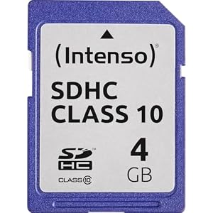 Intenso SDHC 4GB Class 10 Speicherkarte