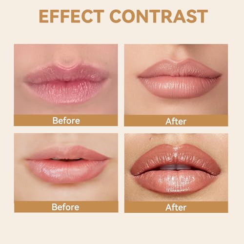 LFCFBH 2PCS Lip Liner Stain, Long Lasting Detachable Lip Liner, Infused with Hyaluronic Acid & Vitamin E - Image 8