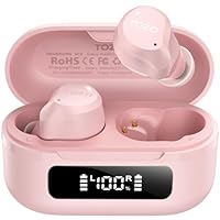 TOZO NC9 Hybrid Active Noise Cancelling Earbuds for Travel Work Calls, 45dB ANC Wireless Earbuds, 6-Mic ENC for Clear Calls, Deep Bass 60H Playtime IPX8 Bluetooth 5.3 Ear Buds with App for Custom EQ