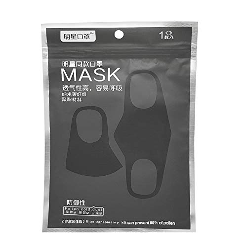 Mascara Ninja Manicure Anti Poeira Rosa Lavável Proteção