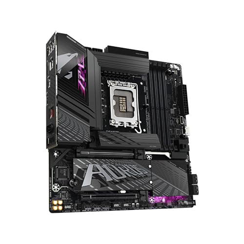 GIGABYTE Scheda madre Z890M AORUS Elite WIFI7 Intel Core Ultra (Series 2) LGA 1851, M-ATX, DDR5, 3X M.2, PCIe 5.0, USB4 Type-C, WIFI7, 2.5GbE LAN, WiFi EZ-Plug, EZ-Latch Plus - Scheda madre - Immagine 2