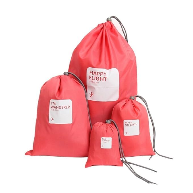 Niralasa Synthetic Storage Drawstring Bag (Random Colour) -Set of 4 Pieces-picture-26