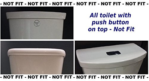 Special Shiny Edition Of Fabric Cover For A Lid Toilet Tank - Handmade In Usa (Platinum) #TOP3