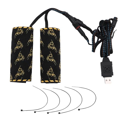Housse de poignée de moto chauffante USB Fafeicy pour scooter