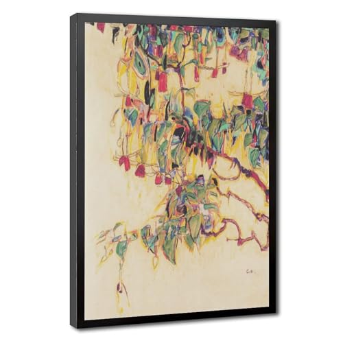 Toile Arbre du Soleil Egon Schiele décoration poétique et mélancolique