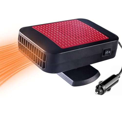 Chuankefanxing Car Heater, 12V 200W Portable Car Heater Defroster with 2 in 1 Fast Heating and Cooling Function for Car Defroster Windshield Fast Defogger