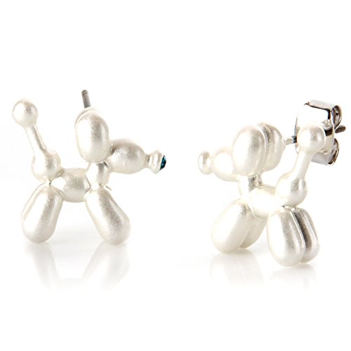 balloon dog earrings