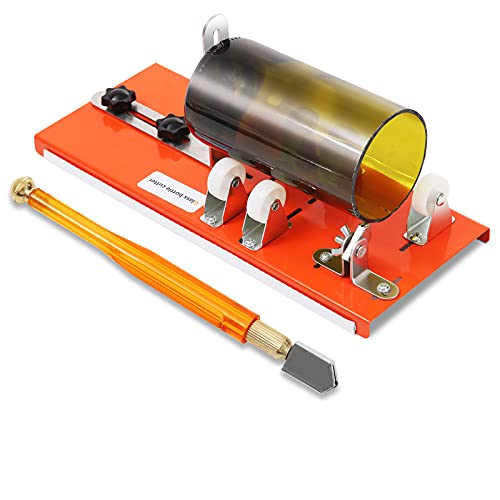 Bottle Cutting Kit, Glass Bottle Cutter, Glass Cutter Adjustable Cutting Tools Set DIY Glass Bottle Cut Machine for Cutting Wine, Beer, Whiskey, Soda, Alcohol, Liquor, DIY Crafting Tool Gift