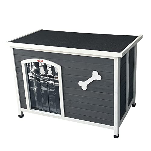 RUNVA Insulated Foldable Wooden Large Dog House #TOP30