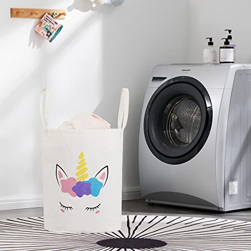 Large Storage Basket For Girls And Boys, Collapsible Laundry Hamper With Long Handles, Toy Bins For Nursery, Kids Room Décor #TOP7