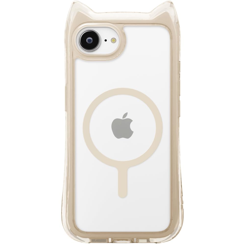 みみ Amazon.co.jp: iPhone16e 用 MagSafe対応 ネコミミ エア
