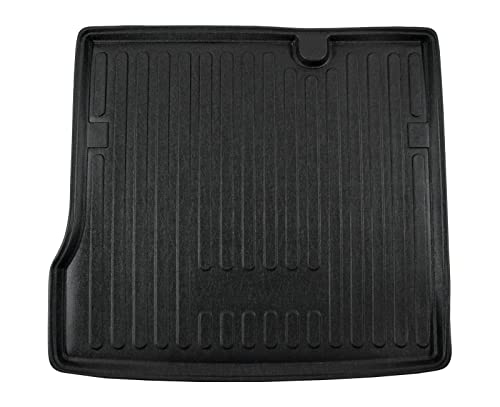 J&J AUTOMOTIVE | Tapis De Coffre sur Mesure pour Duster 2WD 2010-2017, Noir, Antidérapant, Bord Haut, Toutes Saisons, Adapté Animaux de Compagnie