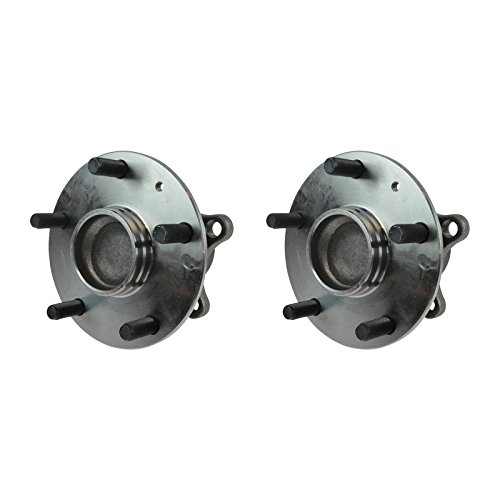 Image of TRQ 2 Piece Rear Passenger Side Driver & Passenger Side Wheel Bearing & Hub Assembly Set Compatible with 2008-2013 Suzuki SX4