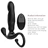 ZWFUN Analvibrator Sex Spielzeug für die Männer mit 3 Vibrationsmodi Heizung Prostata Stimulator Massagegerät, Dildo-Analplug, Masturbator Butt Plug Sexspielzeug für Männer Frauen Paare #1