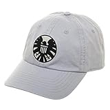 Mens Marvel Snapback Hat White Cateonic Agents of Shield Hat Marvel Dad Hat