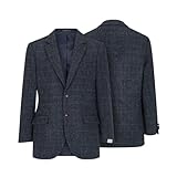 WALKER AND HAWKES - Men's Harris Tweed Blakemore Blazer - Royal Blue - 42