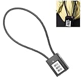 CLEAYODO 錠前 南京錠 補助錠 ダイヤル錠 ワイヤーダイヤル錠 ターンテーブル錠 ダイヤル錠ダイヤル錠 ヘルメットロック 可変式3桁ダイヤル錠 盗難防止ロッカー スーツケース 倉庫 バックパック キャビネット 引き出し ドア フェンス 工具箱など 38cm