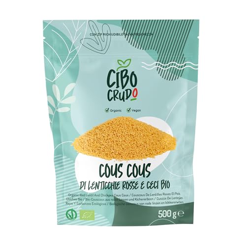Cous Cous di Lenticchie Rosse e Ceci Bio - 500g.
