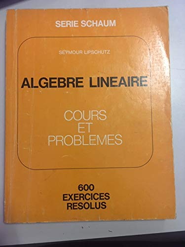 livre Algèbre linéaire