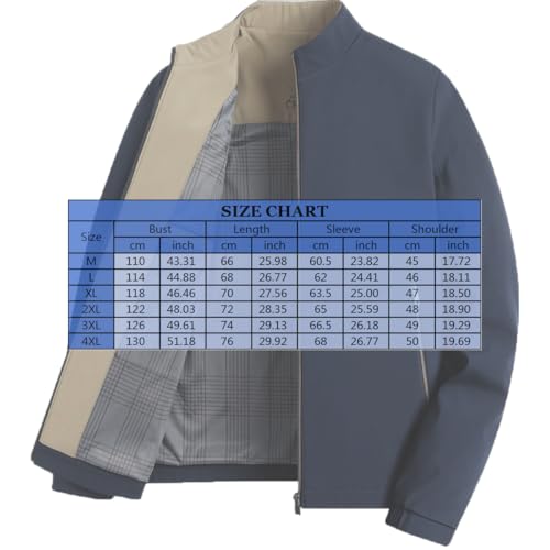 Men's Standing Collar Zipper Casual Jacket, Business Leisure Jackets, Business Long Sleeve Slim Jackets2
