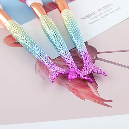 Daxstar 11 Pz Pennelli Trucco Sirena, Pennelli