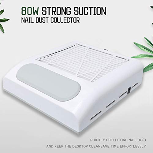 Apofly Staubabsaugung Nail Absauggerät 80W Professionelle Low Noise Nagel-Staub-Vakuum-Extractor Sauggebläse Maniküre… – Bild 5