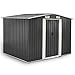 Produktbild Estexo GGS Metall Geräteschuppen mit Satteldach anthrazit 257x205x178 cm